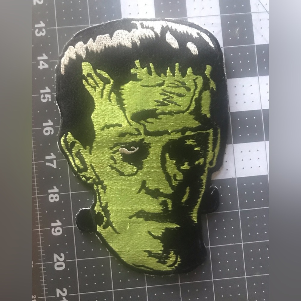 Large iron on Frankenstein patch